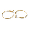 Brass Hoop Earrings KK-WH0054-35A-2