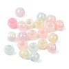 UV Plating Opaque Acrylic Beads OACR-G058-08-1