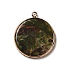 Natural Kambaba Jasper Pendants G-A213-01G-10-2