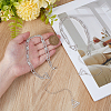 Alloy Rhinestone Non-slip Bra Straps AJEW-WH20054-199A-3