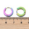 304 Stainless Steel Polishing Effect Hoop Earrings EJEW-M001-35A-5