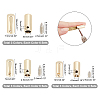   54Sets 9 Style Zinc Alloy Cord Ends FIND-PH0003-69-5