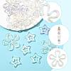 20Pcs 2 Styles Plated UV Acrylic Beads TACR-FS0001-61-3