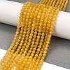 Natural Topaz Jade Beads Strands G-M438-A06-01-2