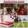 200Pcs Polyester Artificial Rose Flower Petals DIY-GF0011-12D-4