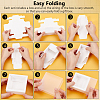 Cardboard Drawer Gift Storage Boxes with Clear Cover CON-WH0092-72C-01-4