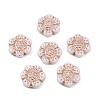 Bohemia Czech Pressed Glass Beads GLAA-I061-08C-1