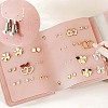 CutHollow 1Pc PU Imitation Leather Earring Storage Bags EDIS-CL0001-01A-4