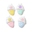 Opaque Resin Decoden Cabochons CRES-F030-01I-2