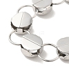 Non-Tarnish Handmade 304 Stainless Steel Necklaces NJEW-Q333-02C-01-4