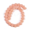 Synthetic Coral Dyed Carved Beads Strands CORA-K009-05A-04-2