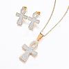 304 Stainless Steel Jewelry Sets SJEW-P136-19G-1