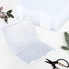 Transparent Plastic Packaging Boxes with Hinged Lid AJEW-WH20060-90A-7