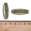 Natural Indian Green Line Jasper Pendants G-Z151-02E-3