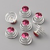 Fashion Iron Spirl Coils Hair Clip OHAR-WH0021-15C-2