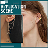 200Pcs Zinc Alloy Dreadlocks Beads Hair Decoration FIND-SC0020-34-5
