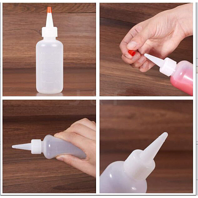 Plastic Graduated Squeeze Bottles AJEW-WH0021-24B-1