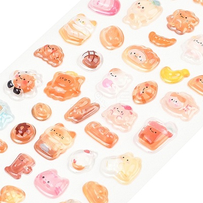 Epoxy Resin 3D Puffy Stickers DIY-G122-01D-1