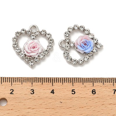 Platinum Alloy Glass Pendants FIND-Z068-02P-1