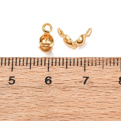 Brass Bead Tips KK-T032-153G-1