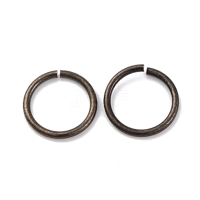 Brass Saw Cut Open Jump Rings KK-G514-01K-B-1