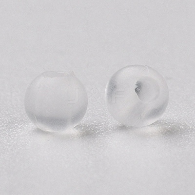 Round Transparent Acrylic Beads PL704-1