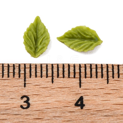 Leaf Opaque Resin Cabochons FIND-L019-04A-1
