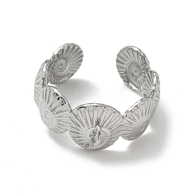 304 Stainless Steel Cuff Open Ring Setting SA-CBA37BC-08B-P-1