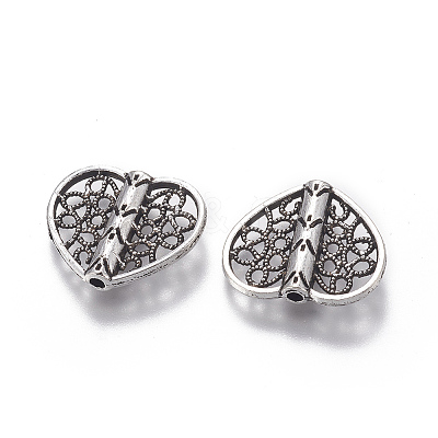 Tibetan Style Alloy Beads TIBE-F025-27AS-1