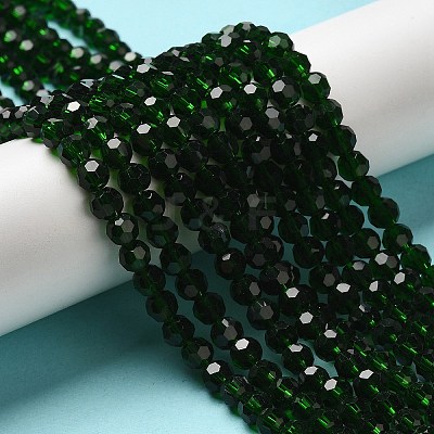 Transparent Glass Beads EGLA-A035-T6mm-D10-1