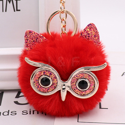 Pom Pom Ball Keychain KEYC-PW0002-033F-1