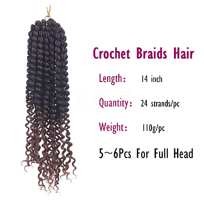 Spring Twist Ombre Colors Crochet Braids Hair LS-OHAR-G005-25-1