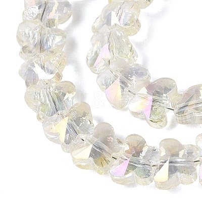 Electroplate Glass Beads Strands EGLA-Q135-04A-A08-1