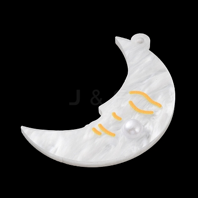 Opaque Acrylic Pendants SACR-F017-01A-1