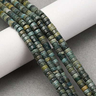 Natural Shoushan Jade Beads Strands G-L624-I09-2x4mm-1