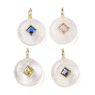 Natural Quartz Crystal Pendants G-I391-01G-08-1