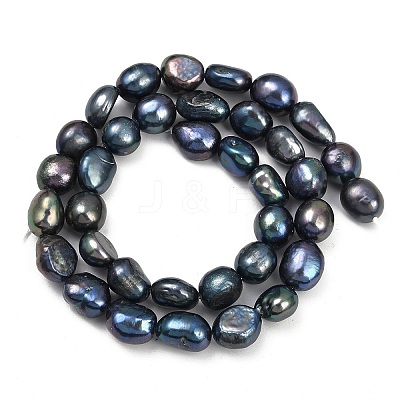 Natural Cultured Freshwater Pearl Beads Strands PEAR-P064-20K-05D-1