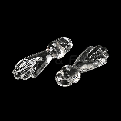 Transparent Acrylic Pendants TACR-G048-03A-1