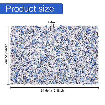 Hotfix Rhinestone Sheet RESI-WH0035-24A-1