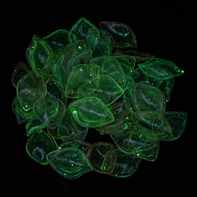 Transparent Acrylic Pendants MACR-D024-14-1