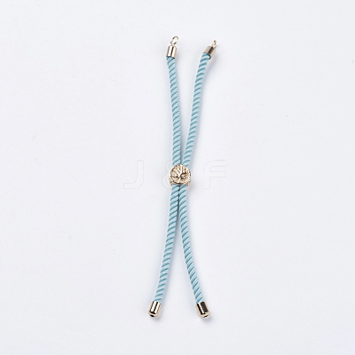 Nylon Twisted Cord Bracelet Making X-MAK-F018-09G-RS-1
