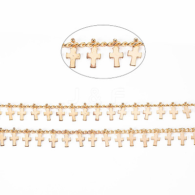 Handmade Brass Curb Chains CHC-S012-112-1