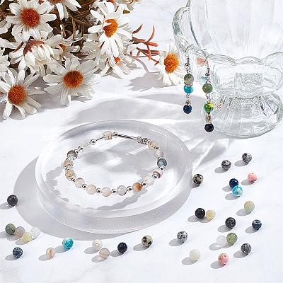 750Pcs 15 Styles Mixed Gemstone Baeds G-NB0005-42A-1