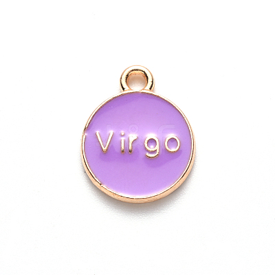 Alloy Enamel Pendants X-ENAM-S124-01A-01B-1