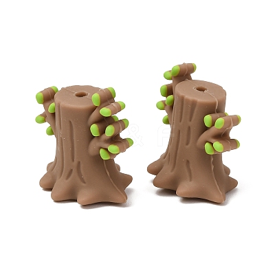 Food Grade Eco-Friendly Silicone Focal Beads SL-CBAECCD-02C-1