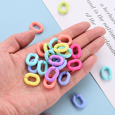 Opaque Acrylic Linking Rings SACR-T357-01A-1
