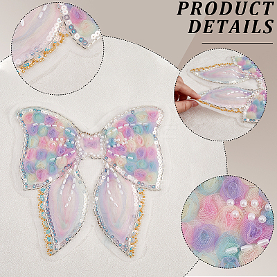 Polyester & Resin Thread Sew On Patches PATC-WH20007-08-1