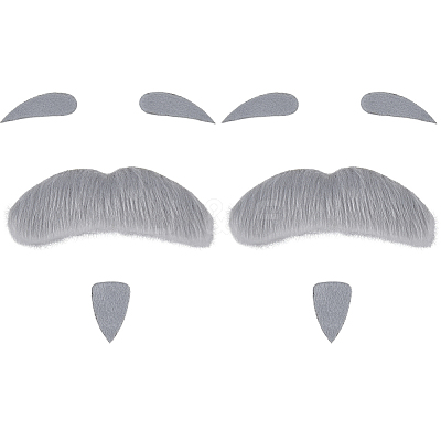 2 Bags Fibre Gnome Beard Costume Beard DIY-GF0011-80-1