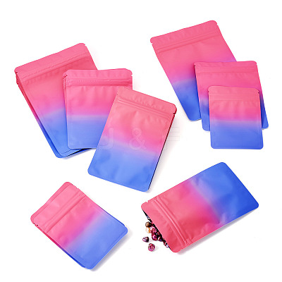 100Pcs 4 Styles PET Zipper Bags OPP-TA0001-19C-1