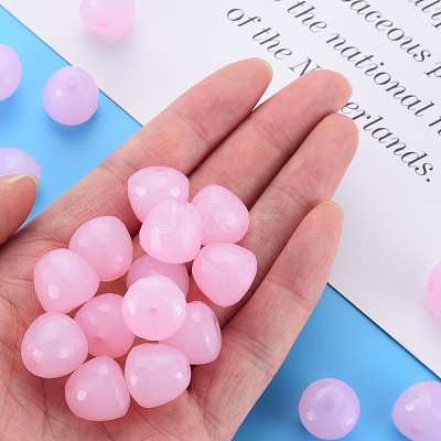 Transparent Acrylic Beads MACR-S373-10E-10-1